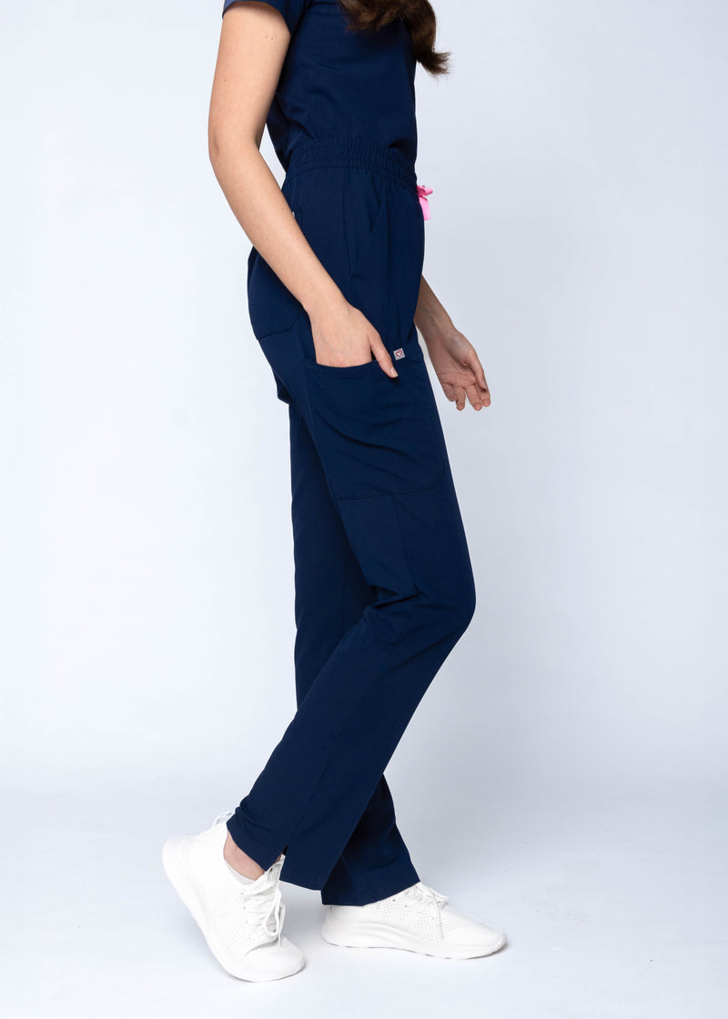 Daisy Classic Women's Navy Scrub Pants – Create Amor