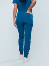 Ivy Jogger Women's Caribbean Blue Scrub Pants