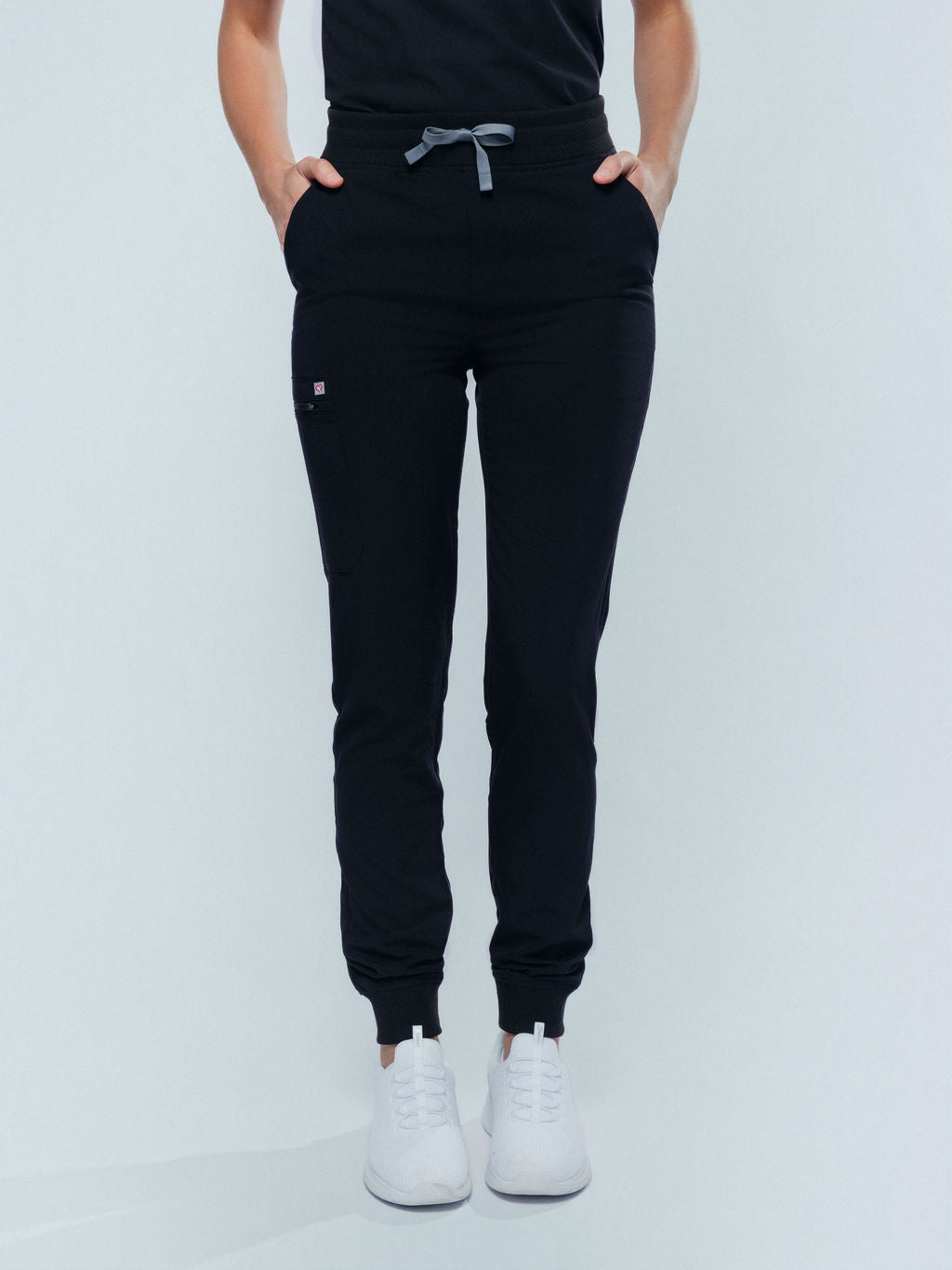 Ivy Jogger Women's Black Scrub Pants