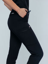 Ivy Jogger Women's Black Scrub Pants