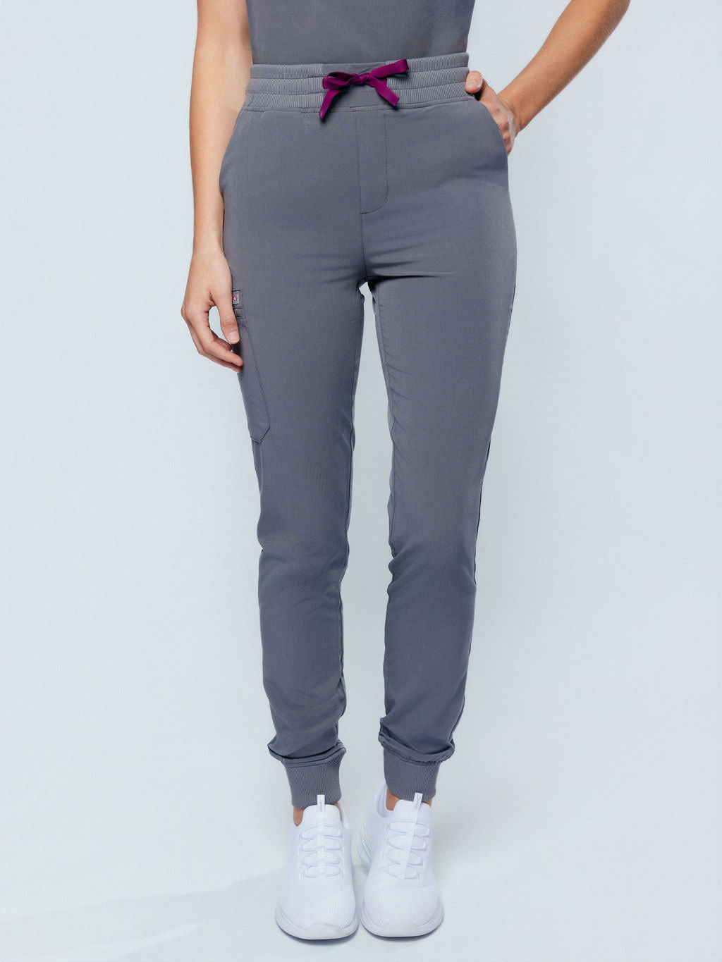 Ivy Jogger Women's Charcoal Scrub Pants