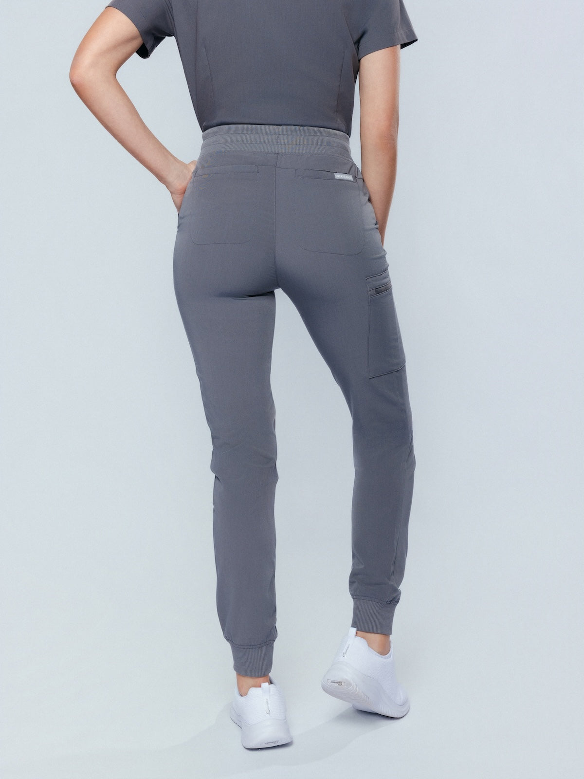 Ivy Jogger Women's Charcoal Scrub Pants – Create Amor