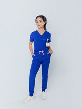 Ivy Jogger Women's Galaxy Blue Scrub Pants