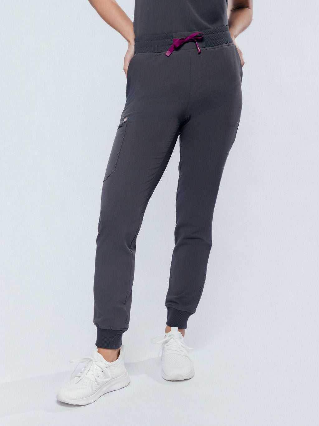 Ivy Jogger Women's Pewter Scrub Pants