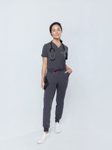 Ivy Jogger Women's Pewter Scrub Pants