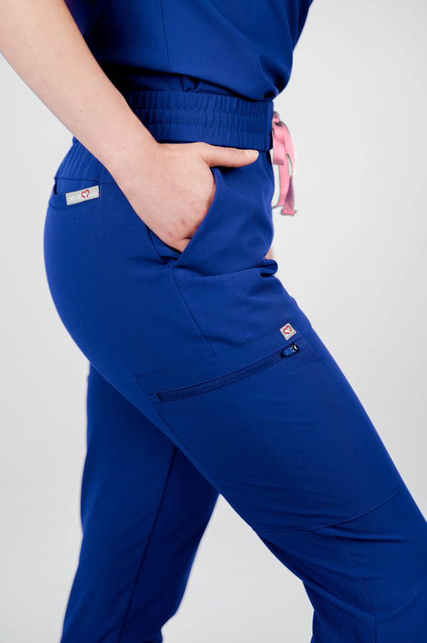 Clover Jogger Women's Galaxy Blue Scrub Pants