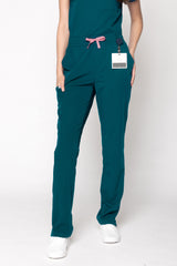 Daisy Classic Women's Caribbean Blue Scrub Pants