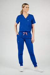 Ivy Jogger Women's Galaxy Blue Scrub Pants