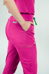 Ivy Jogger Women's Pink Scrub Pants