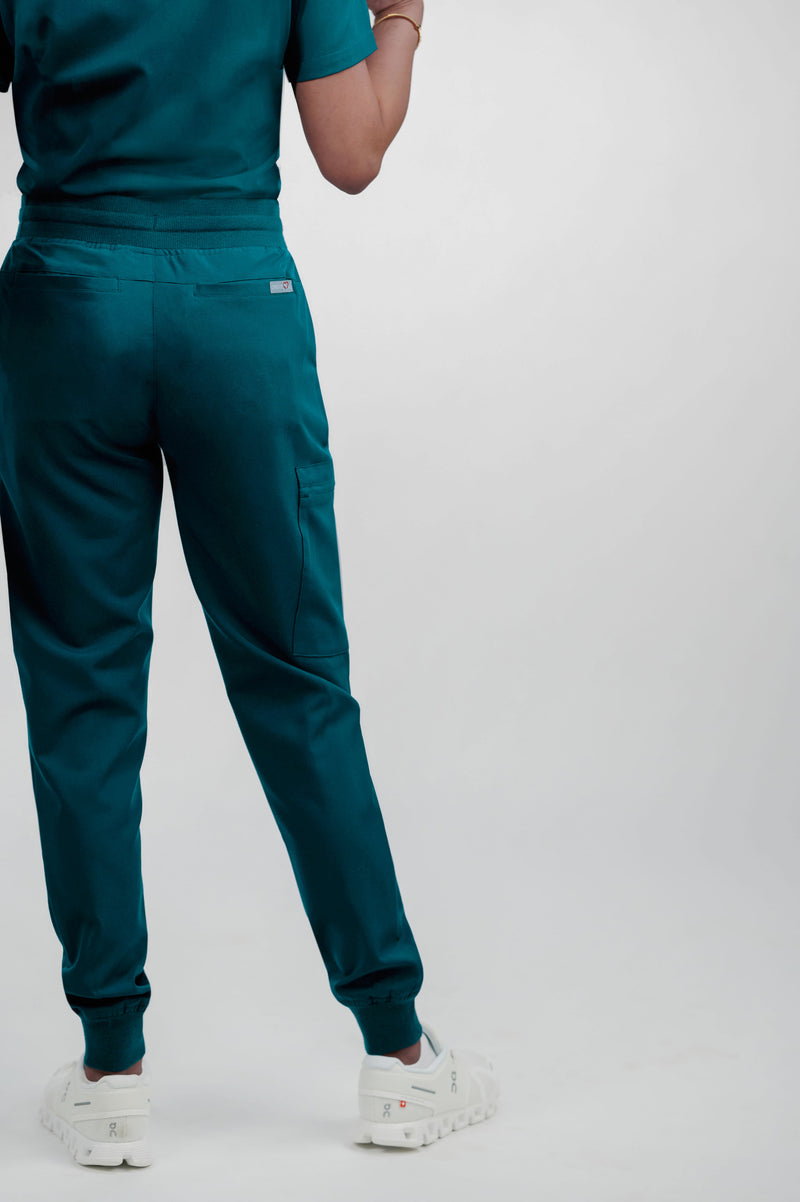 Ivy Jogger Women's Caribbean Blue Scrub Pants