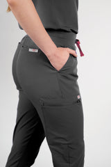 Ivy Jogger Women's Pewter Scrub Pants