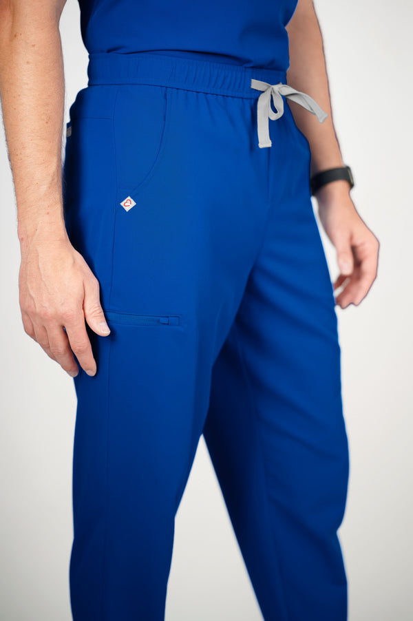 Kyoto Jogger Men's Galaxy Blue Scrub Pants