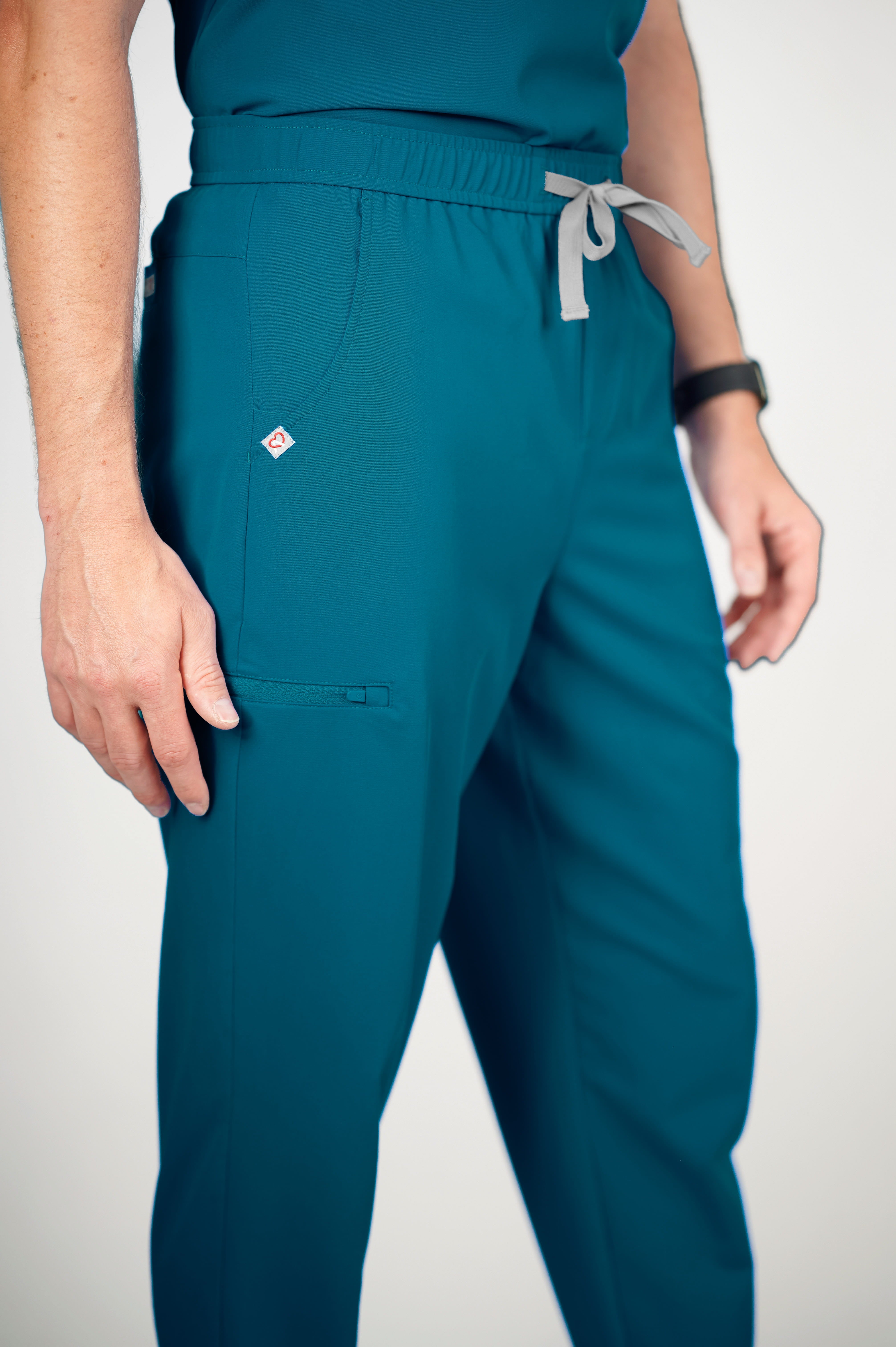 Kyoto Jogger Men's Caribbean Blue Scrub Pants