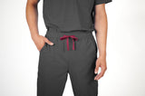 Kyoto Jogger Men's Pewter Scrub Pants
