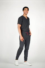 Kyoto Jogger Men's Pewter Scrub Pants