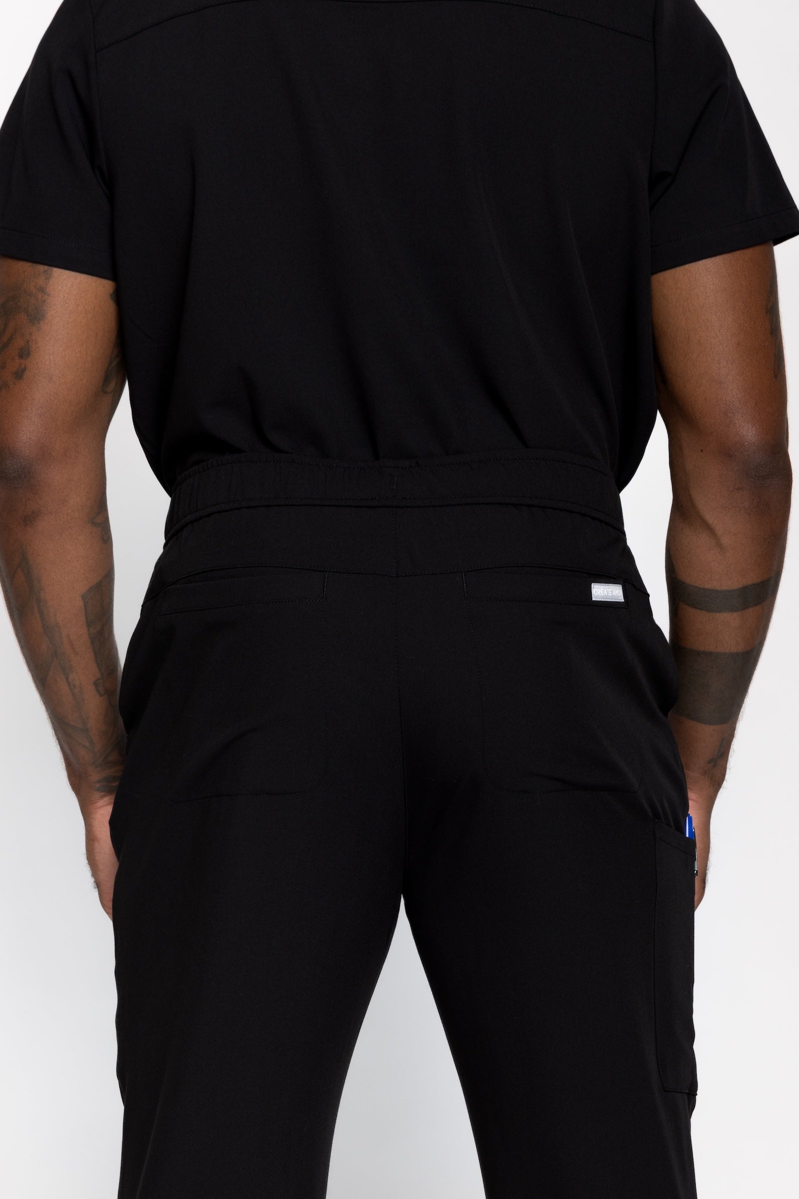 Amalfi Classic Men's Black Scrub Pants – Create Amor