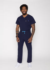 Amalfi Classic Men's Navy Scrub Pants
