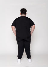 Aspen Jogger Men's Black Scrub Pants