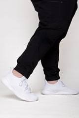 Aspen Jogger Men's Black Scrub Pants