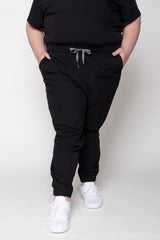 Aspen Jogger Men's Black Scrub Pants