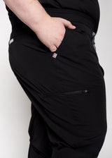 Aspen Jogger Men's Black Scrub Pants