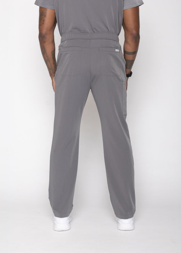 Amalfi Classic Men's Charcoal Scrub Pants