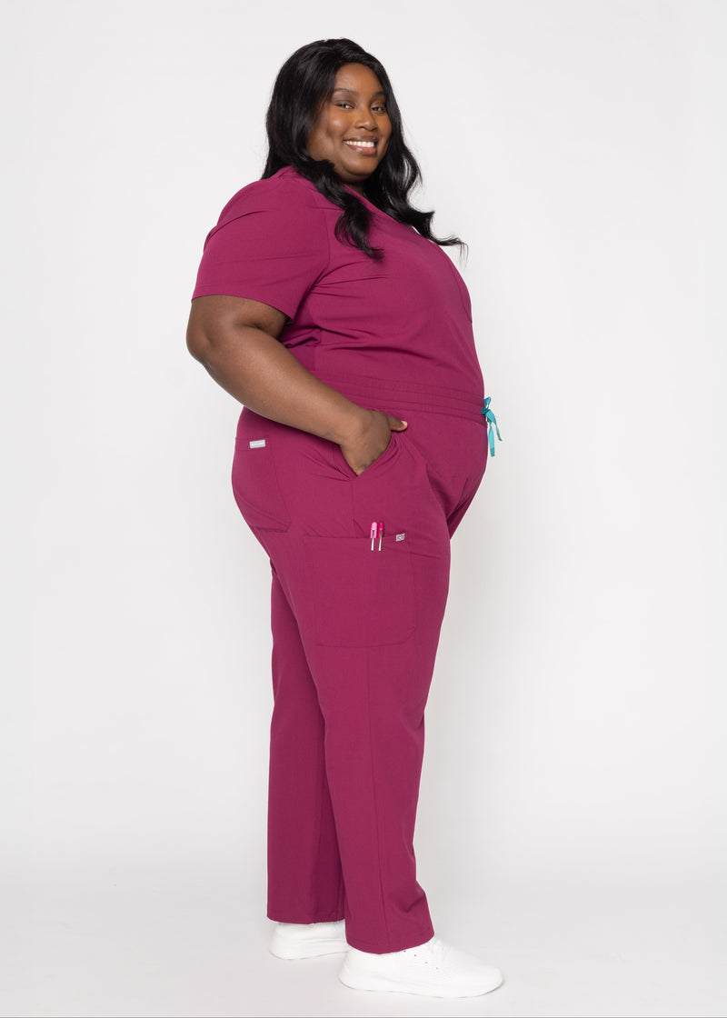 Daisy Classic Women's Maroon Scrub Pants