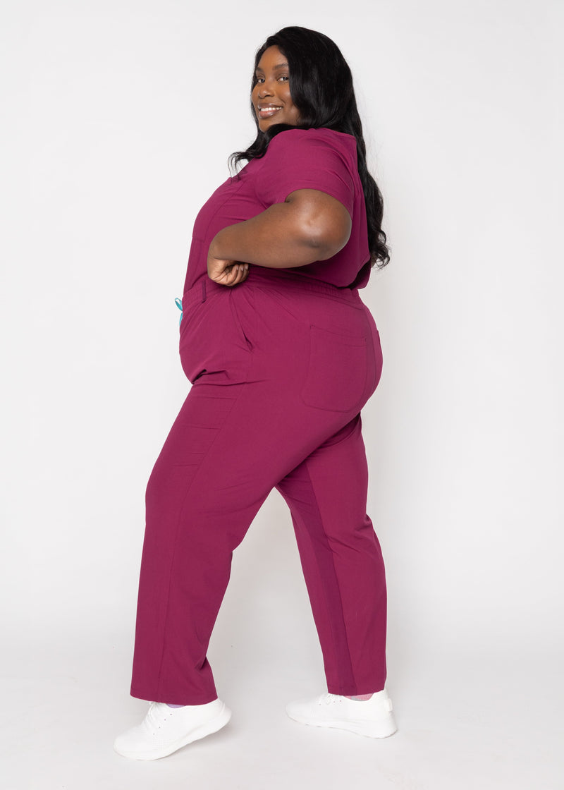 Daisy Classic Women's Maroon Scrub Pants