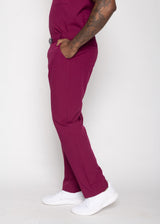 Amalfi Classic Men's Maroon Scrub Pants