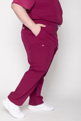 Amalfi Classic Men's Maroon Scrub Pants