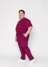 Amalfi Classic Men's Maroon Scrub Pants