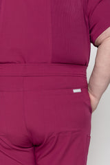 Amalfi Classic Men's Maroon Scrub Pants