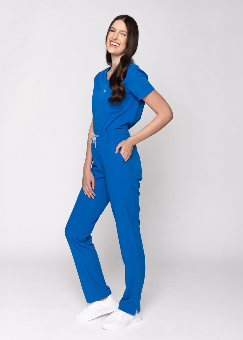 Daisy Classic Women's Royal Blue Scrub Pants