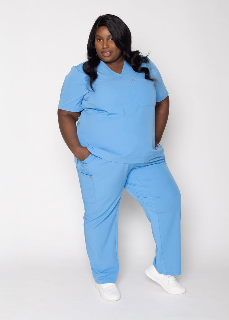 Daisy Classic Women's Ceil Blue Scrub Pants