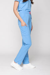 Daisy Classic Women's Ceil Blue Scrub Pants