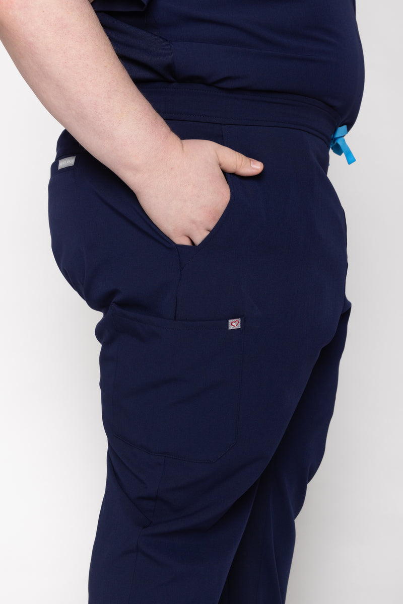 Amalfi Classic Men's Navy Scrub Pants