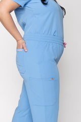 Daisy Classic Women's Ceil Blue Scrub Pants