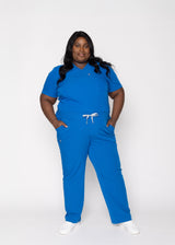 Jasmine Cargo Women's Royal Blue Scrub Pants