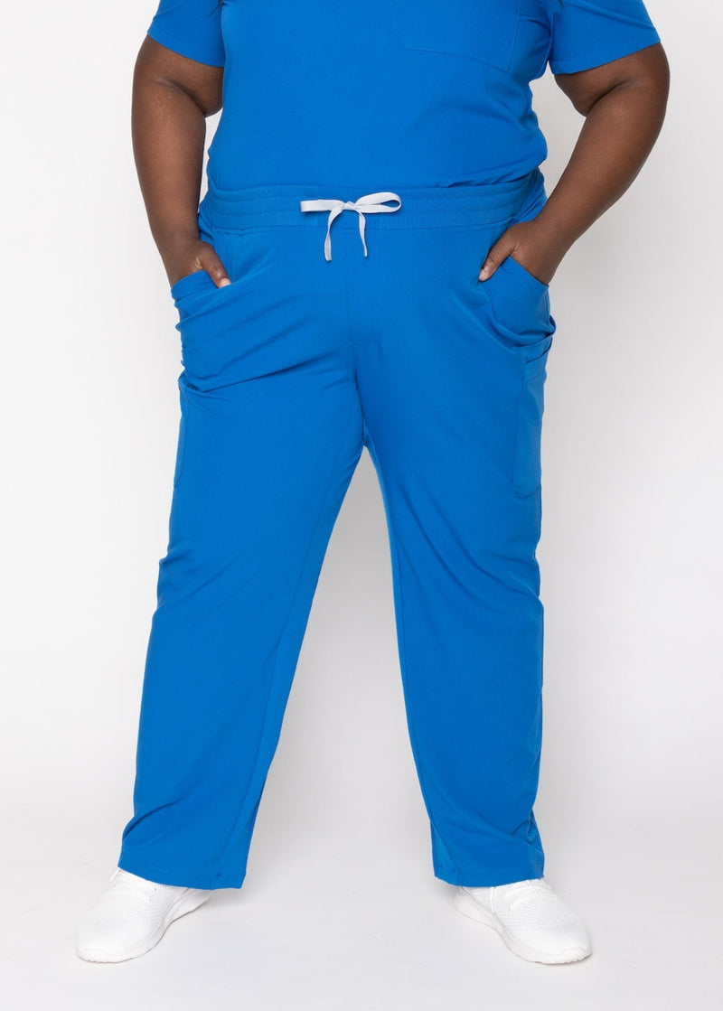 Jasmine Cargo Women's Royal Blue Scrub Pants