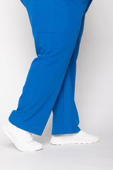 Jasmine Cargo Women's Royal Blue Scrub Pants