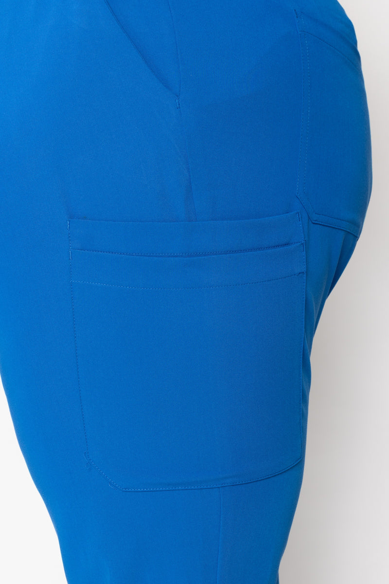 Jasmine Cargo Women's Royal Blue Scrub Pants