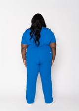 Jasmine Cargo Women's Royal Blue Scrub Pants