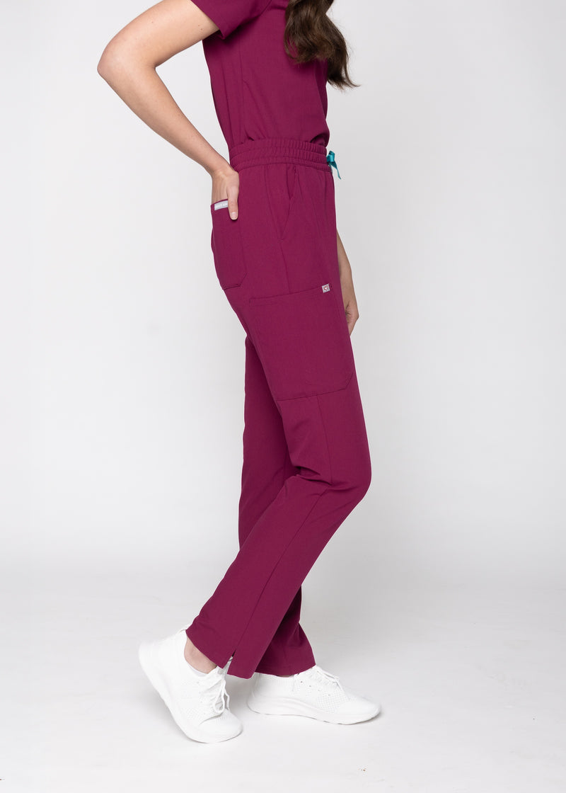 Daisy Classic Women's Maroon Scrub Pants