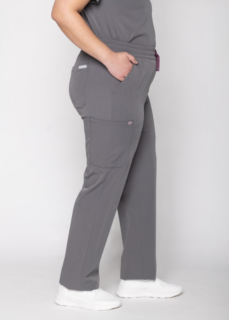 Daisy Cargo Women's Charcoal Scrub Pants
