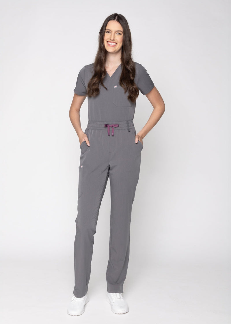 Daisy Cargo Women's Charcoal Scrub Pants