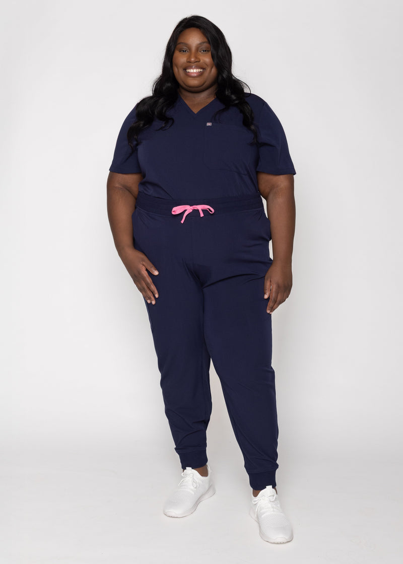 Ivy Jogger Women's Navy Scrub Pants