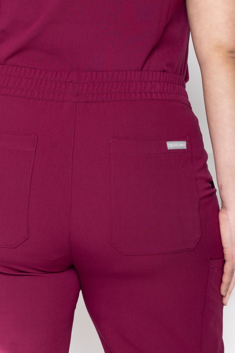 Daisy Classic Women's Maroon Scrub Pants