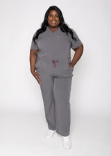 Daisy Classic Women's Charcoal Scrub Pants