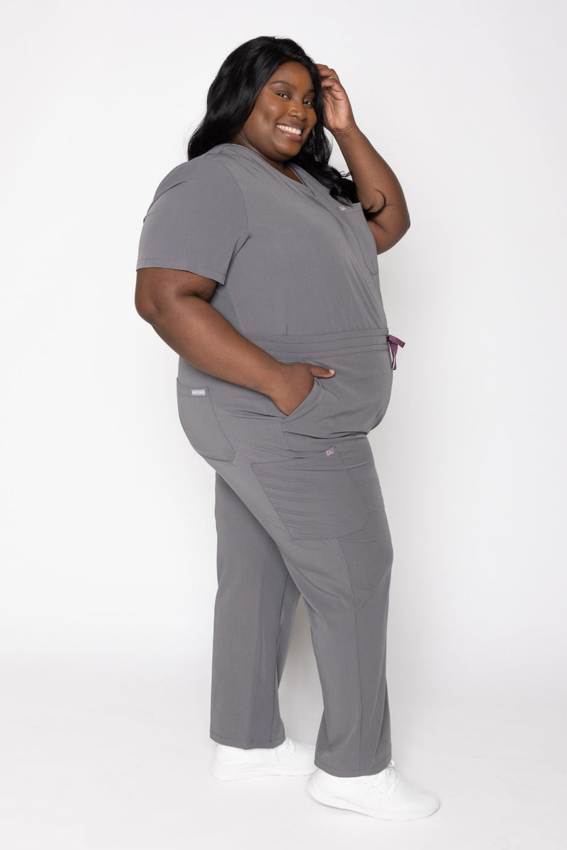 Daisy Cargo Women's Charcoal Scrub Pants