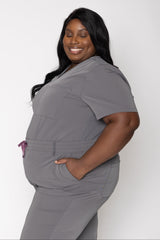 Daisy Classic Women's Charcoal Scrub Pants